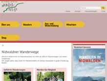 Tablet Screenshot of nw-wanderwege.ch